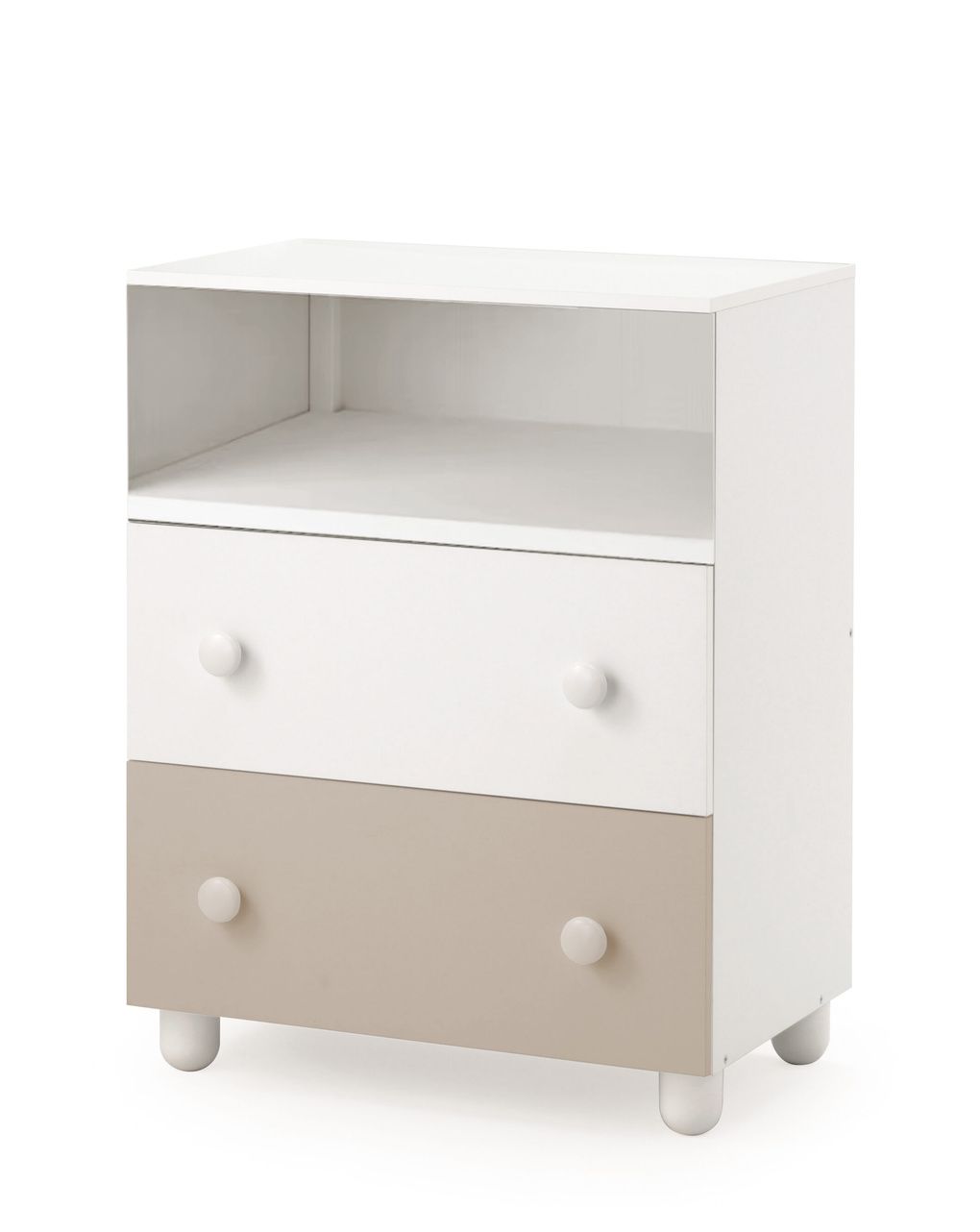 Cassettiera easy dresser tortora - italbaby