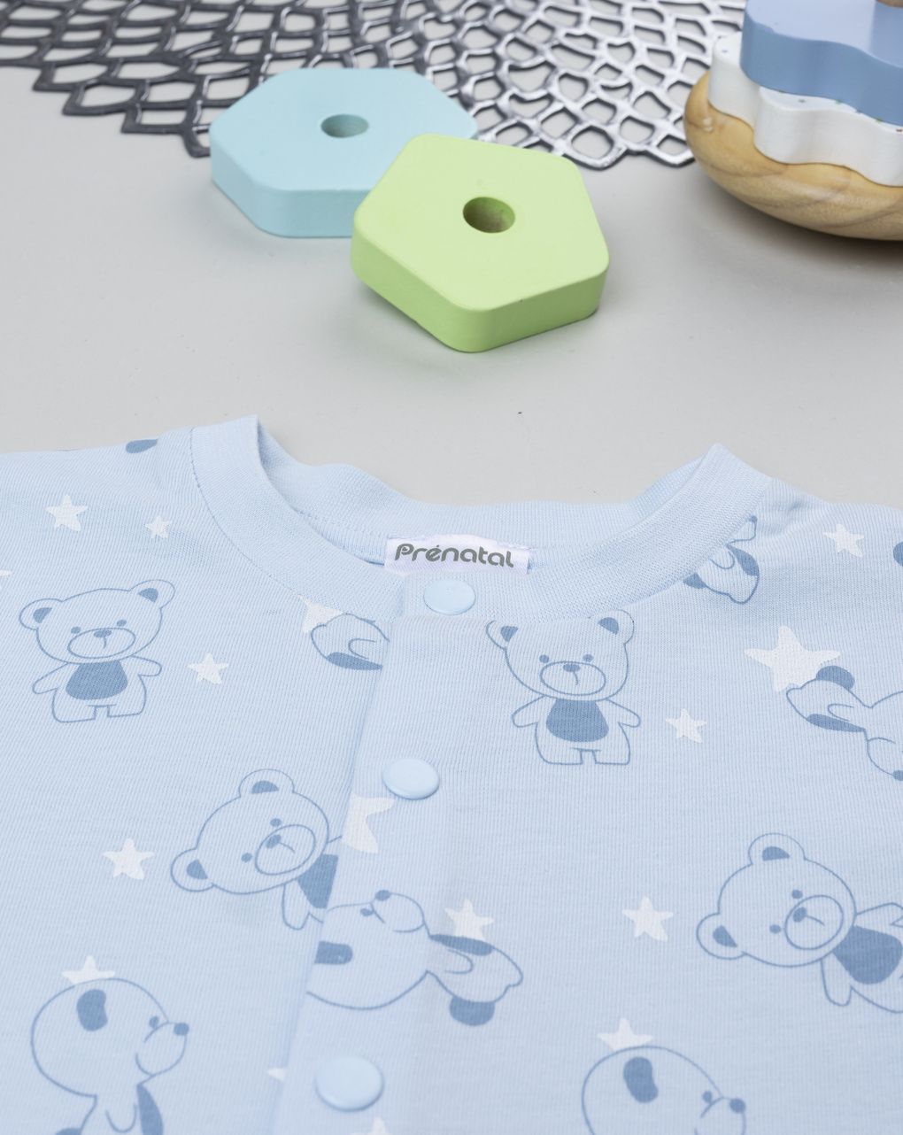 Pigiama estivo bimbo azzurro orsi