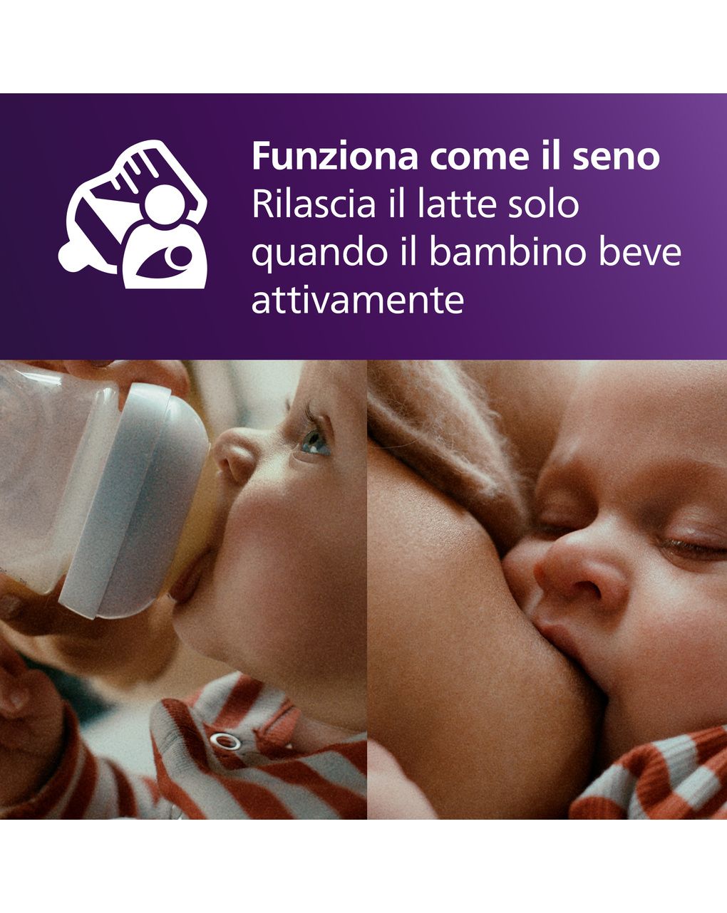 Tettarella natural response flusso 1 (extra-lento). età consigliata: dalla nascita. 2pz scy961/02 tettraelle per biberon - philips avent