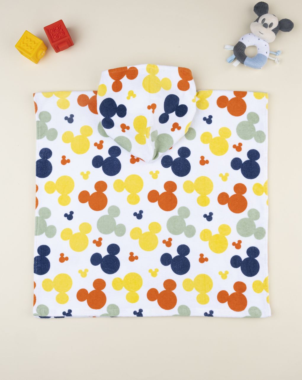 Poncho mare bimbo mickey mouse multicolor