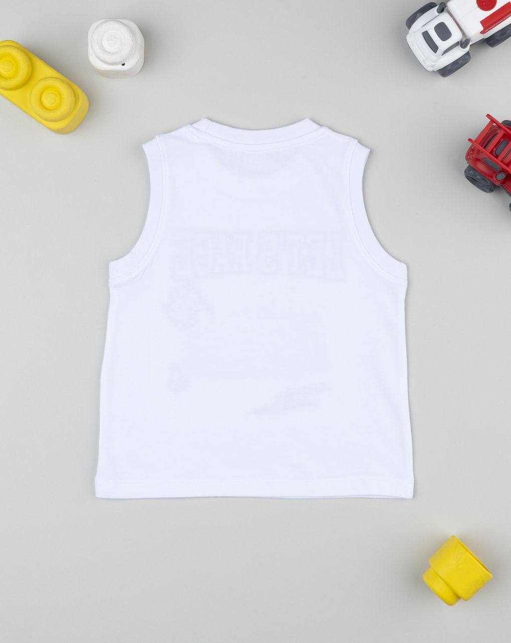 Canotta bimbo cars bianca