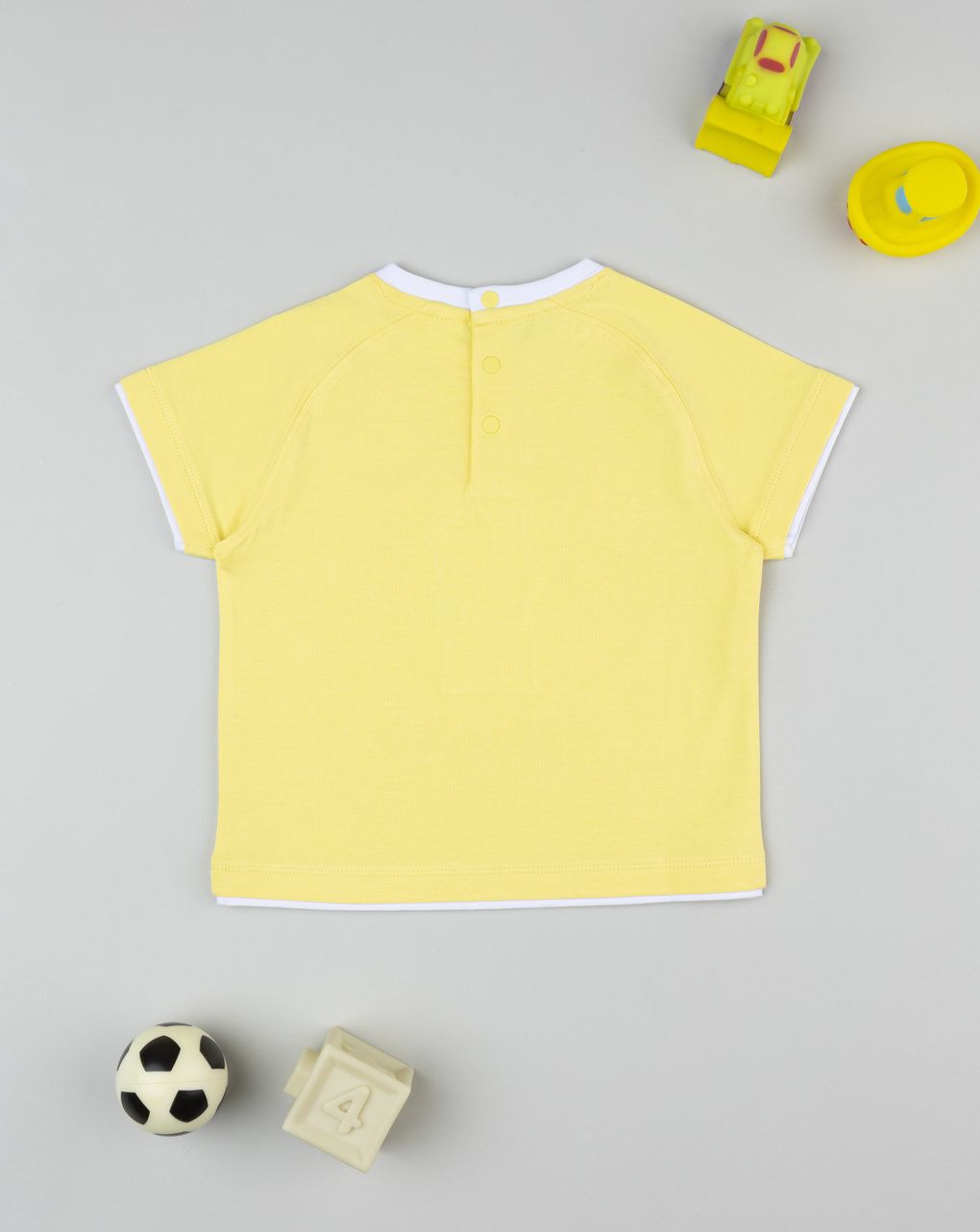 T-shirt bimbo gialla orsetto