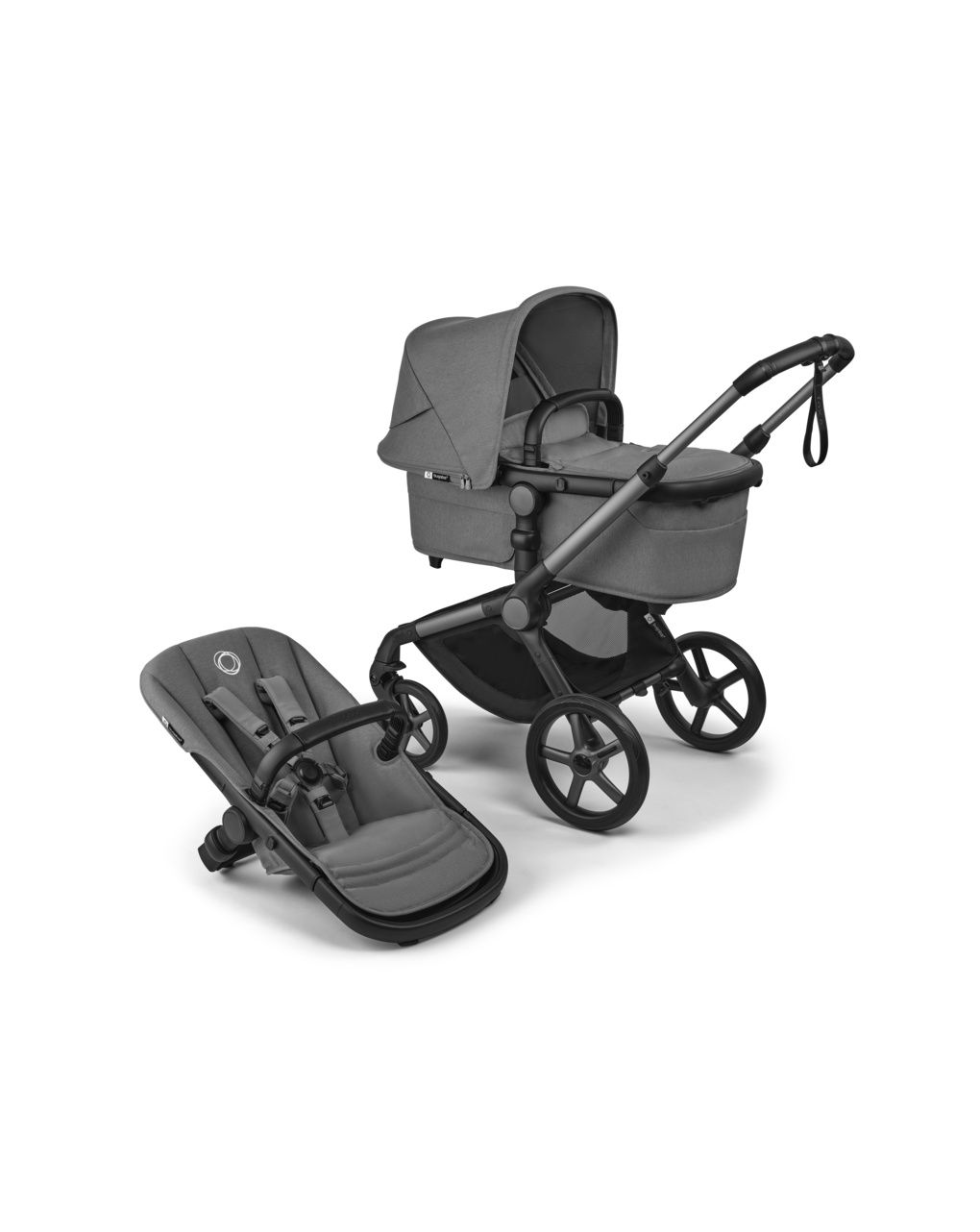 Passeggino e navicella fox 5 renew moon grey - bugaboo