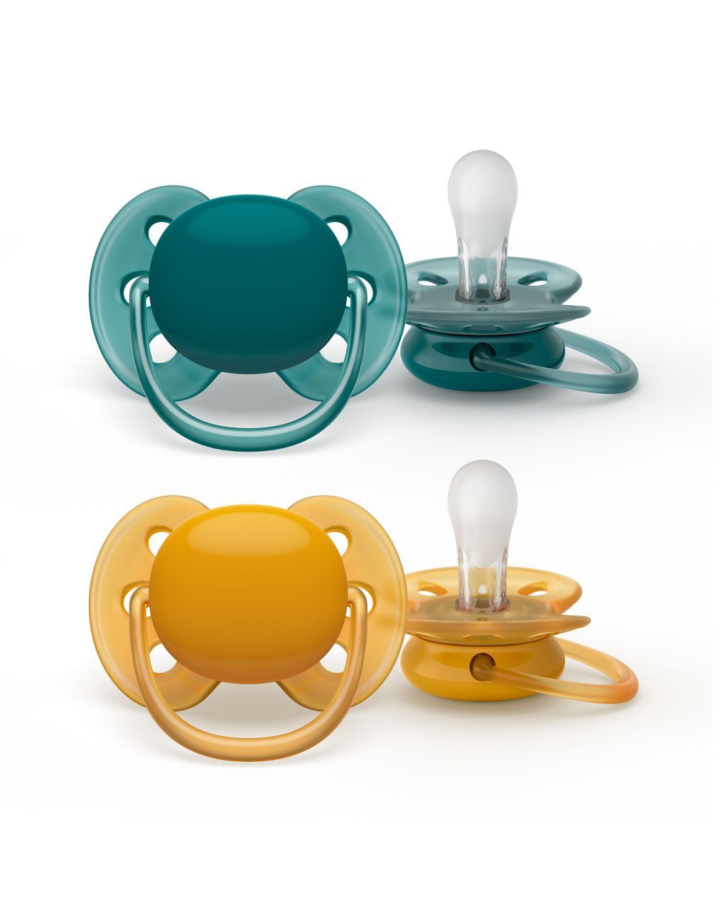 2 succhietti ultra soft 6-18m neutro - philips avent