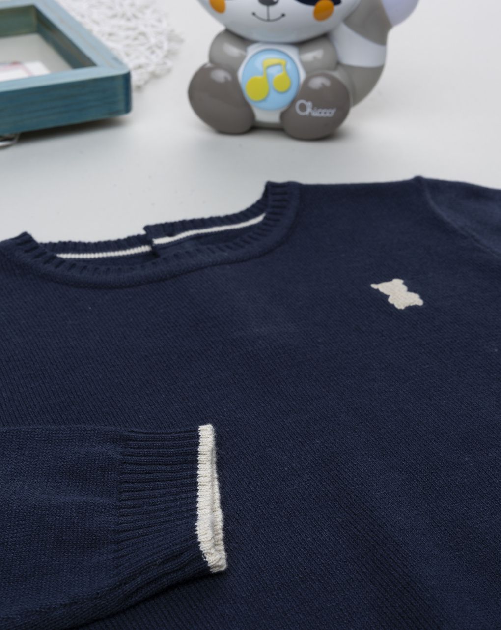 Cardigan elegant bimbo blu