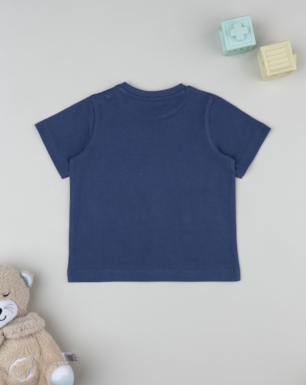 T-shirt bimbo blu mezza manica