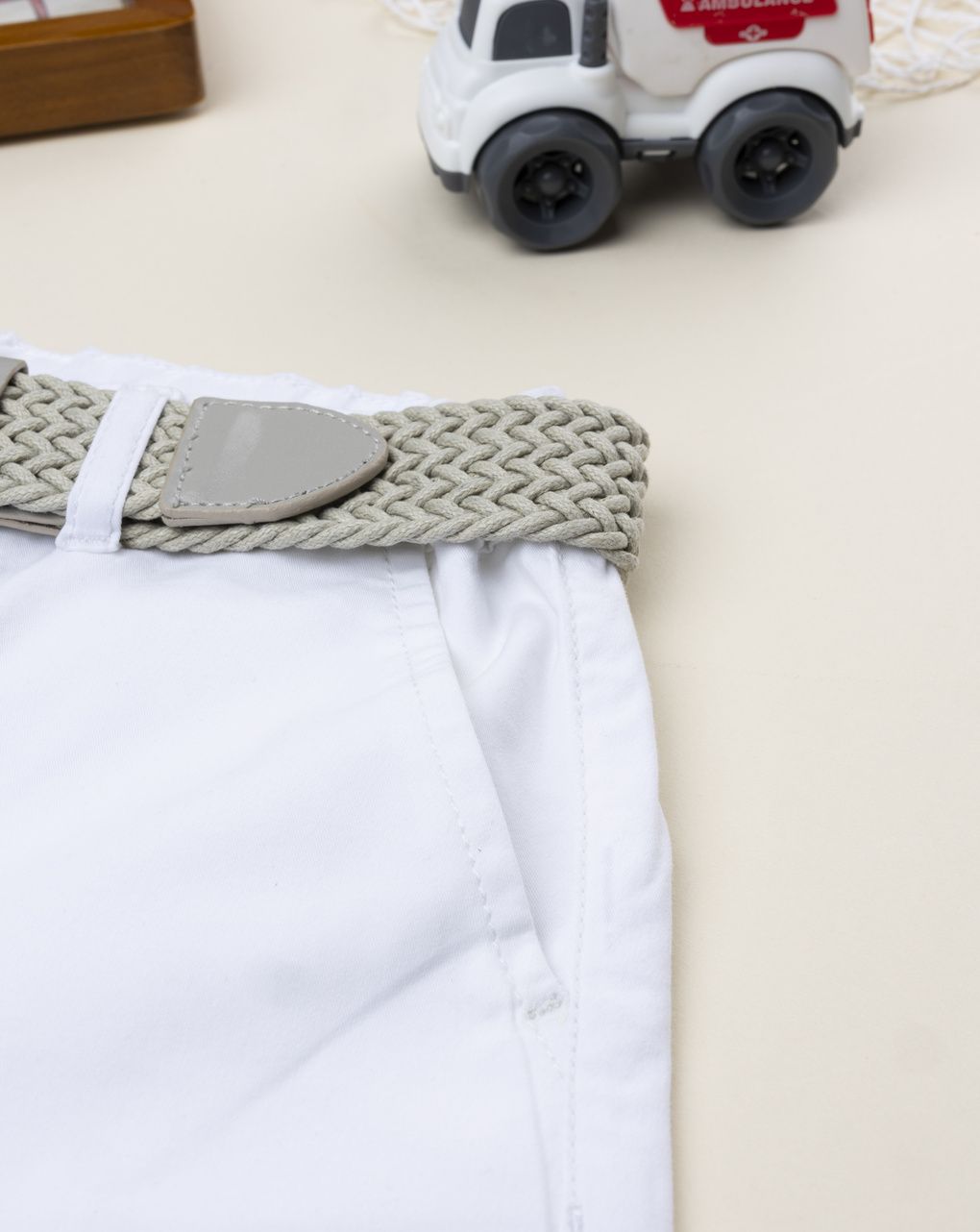 Bermuda elegant bambino bianco