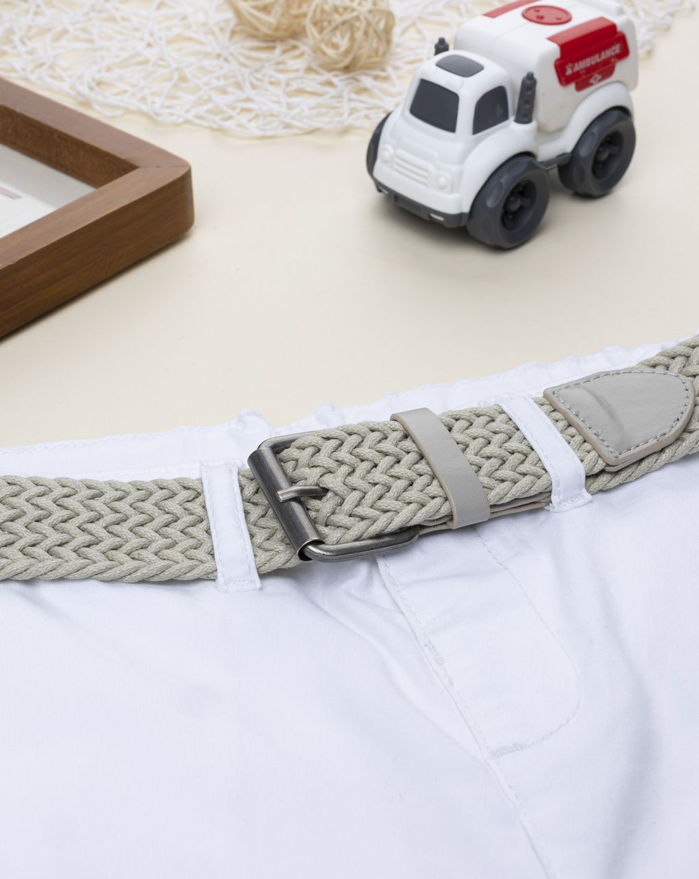 Bermuda elegant bambino bianco