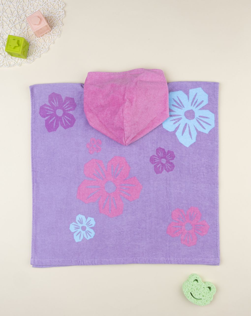 Poncho mare bimba stitch