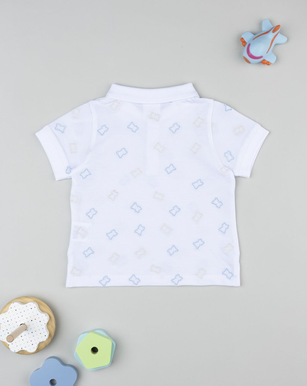 Polo bimbo bianca orsi