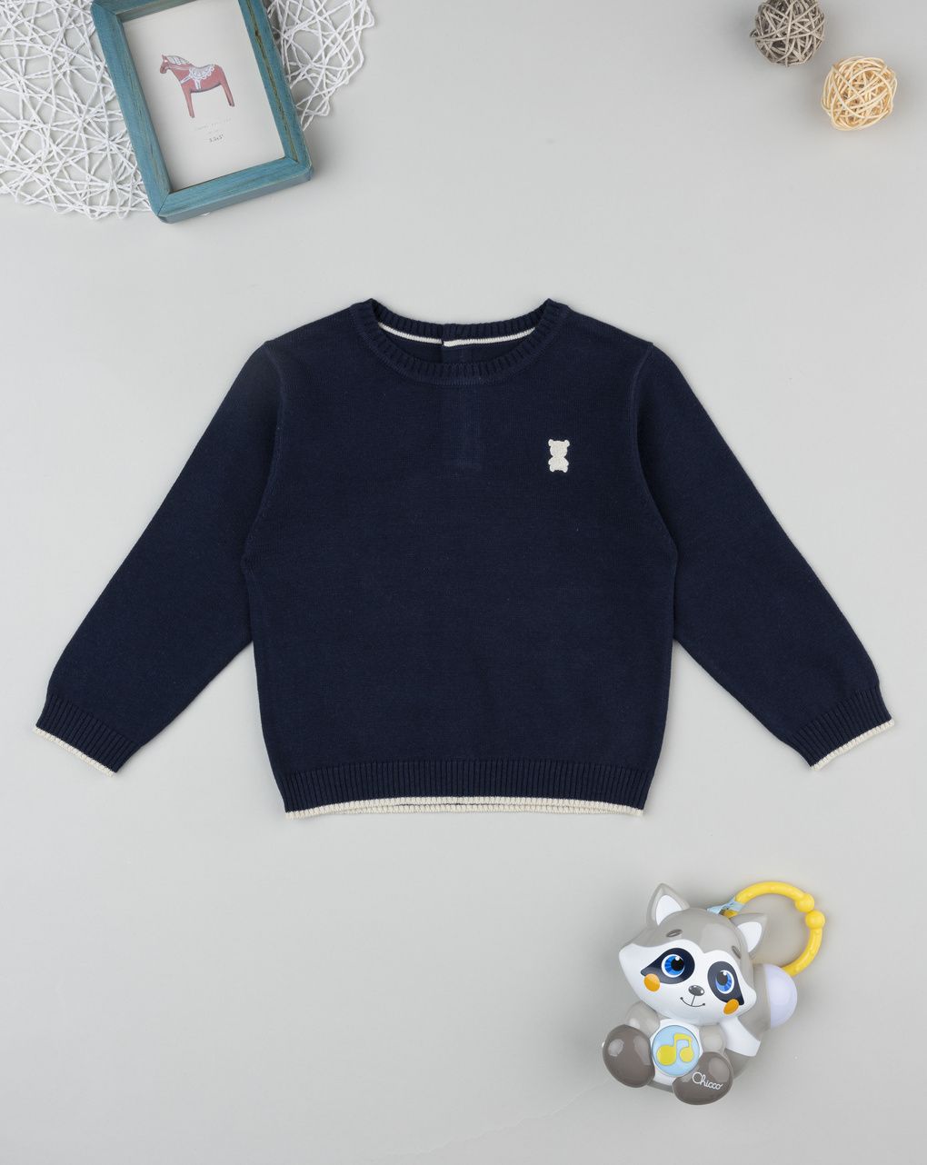 Cardigan elegant bimbo blu