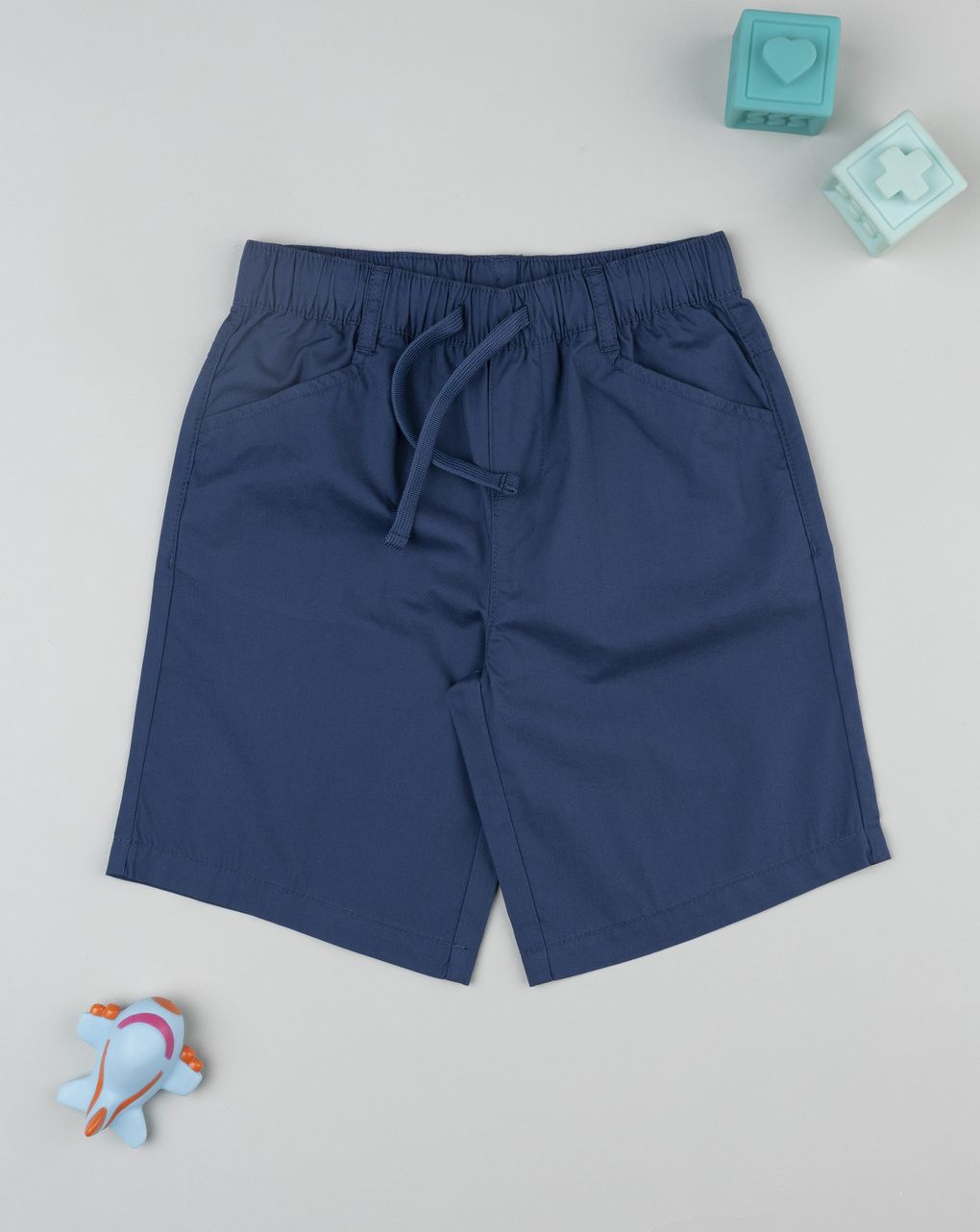 Shorts bambino blu scuro