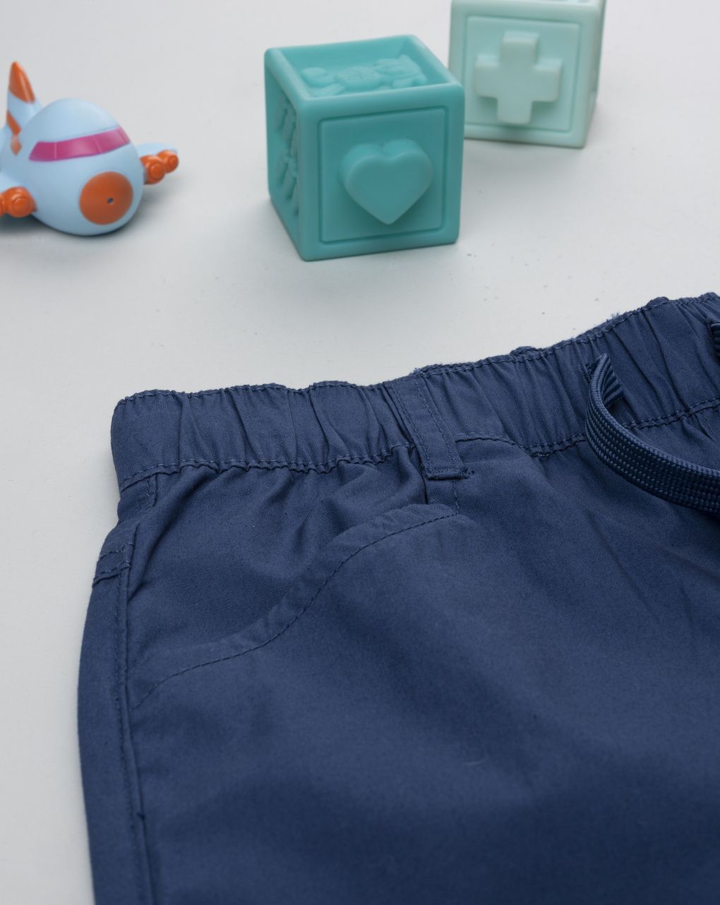Shorts bambino blu scuro