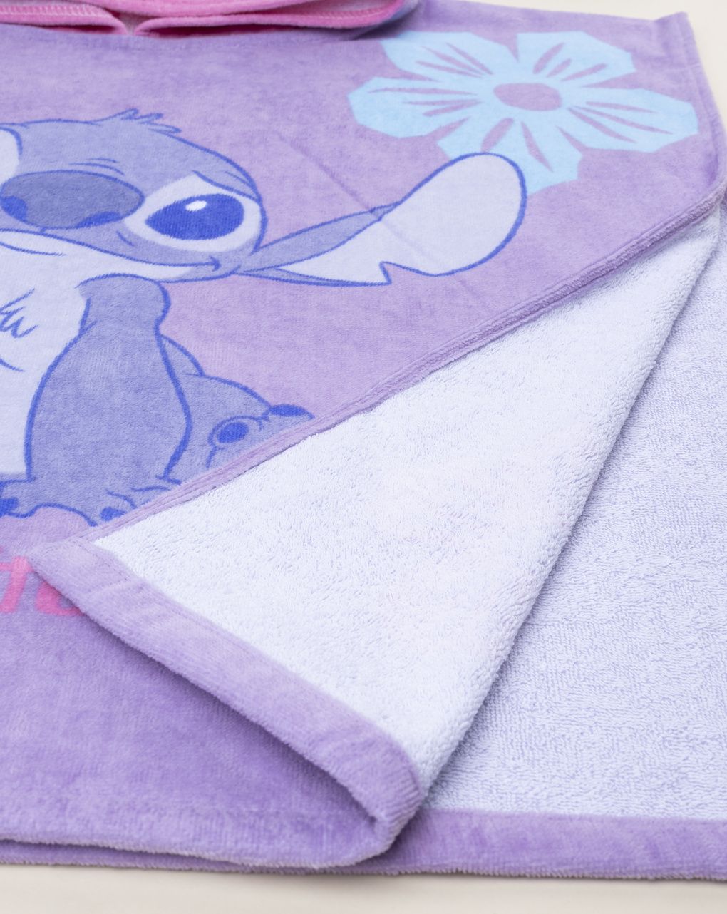 Poncho mare bimba stitch