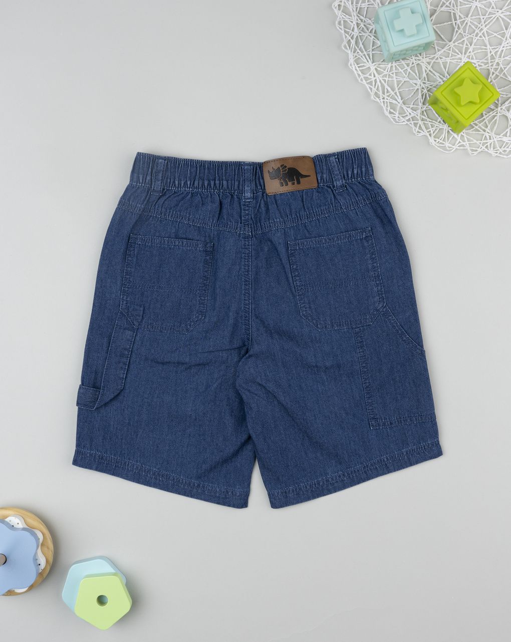 Bermuda bimbo blu scuro