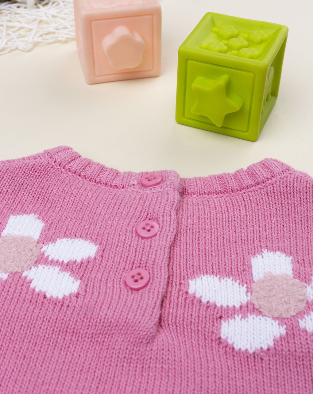 Maglia bimba rosa fiori