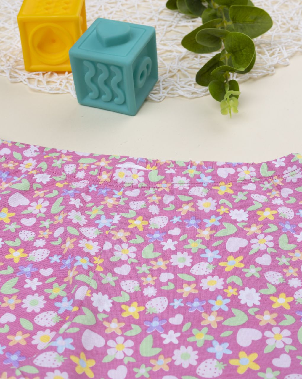 Legging bimba fantasia rosa