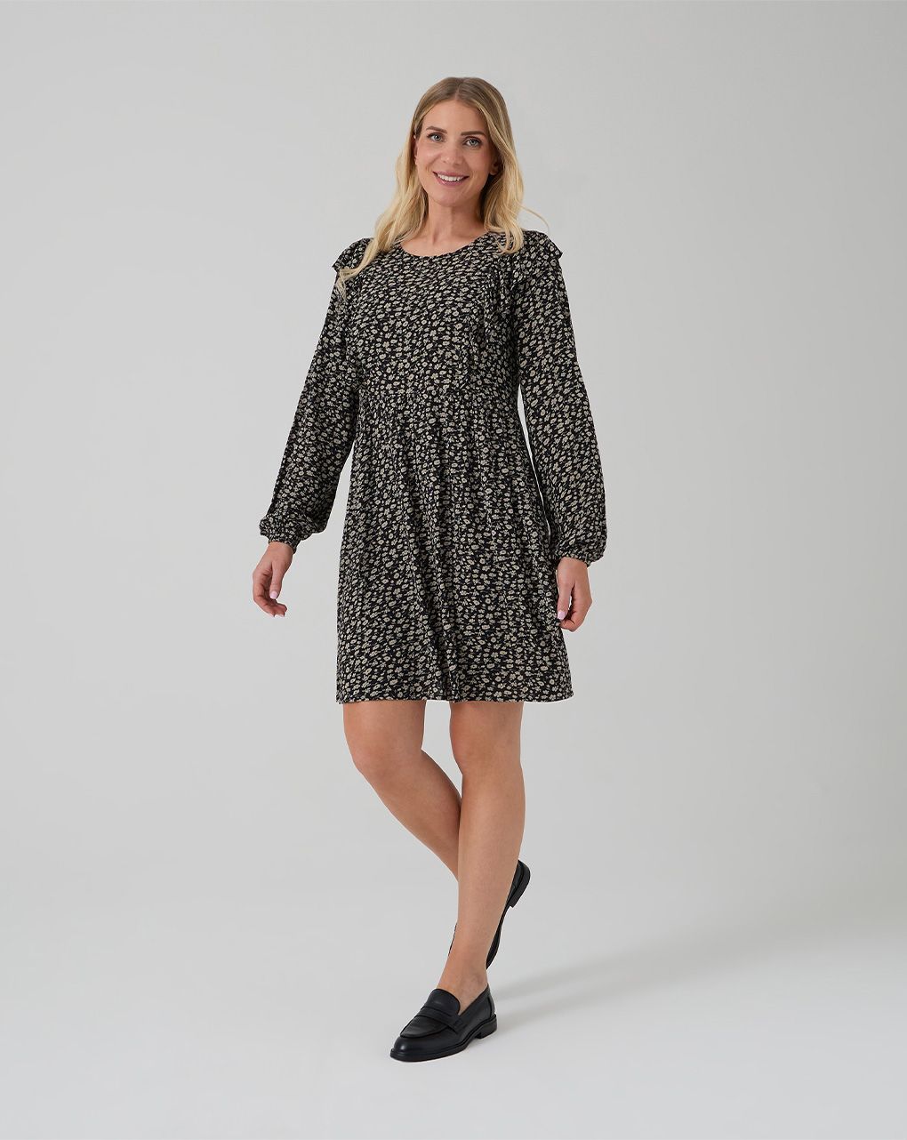 Abito allattamento fantasia allover