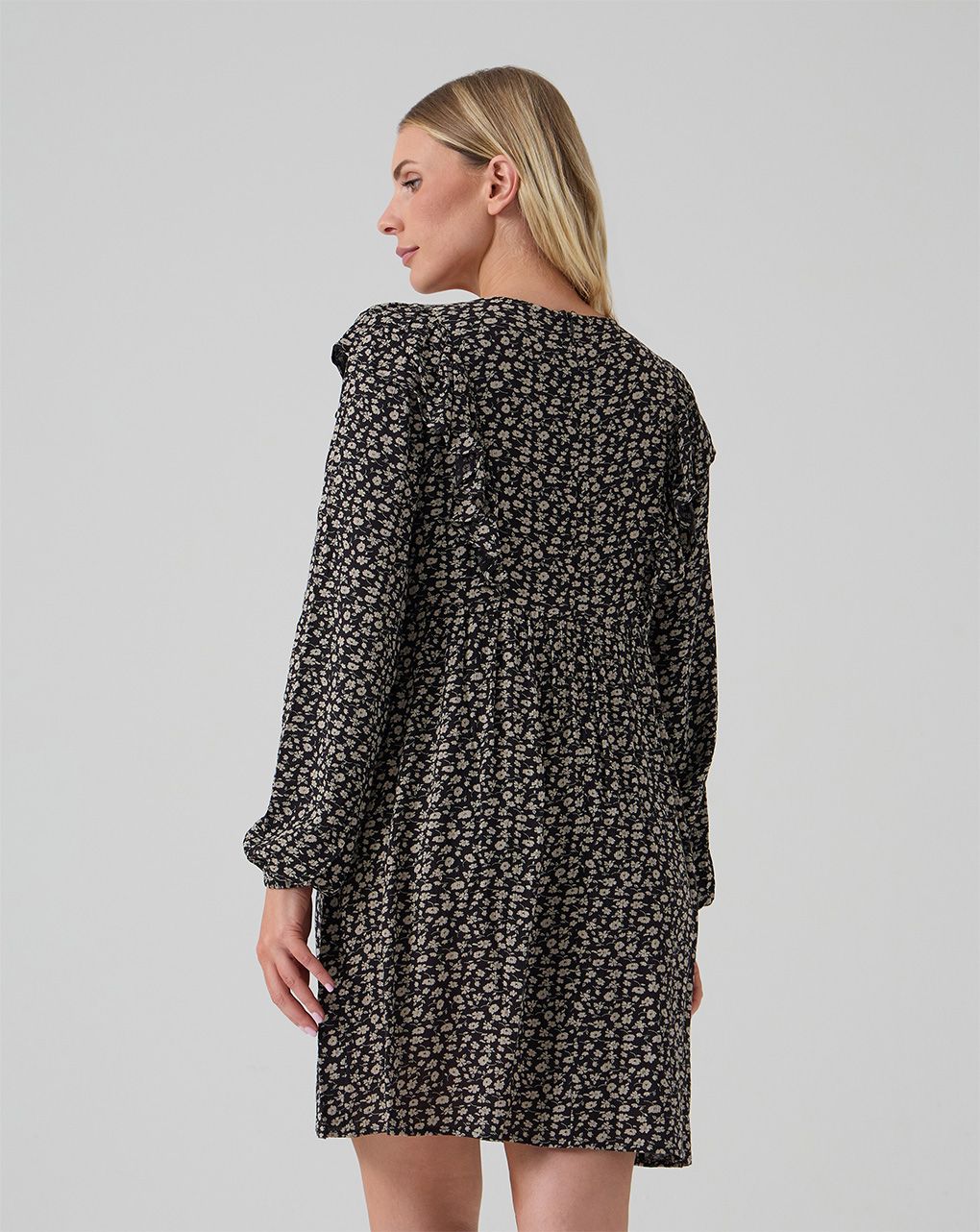 Abito allattamento fantasia allover