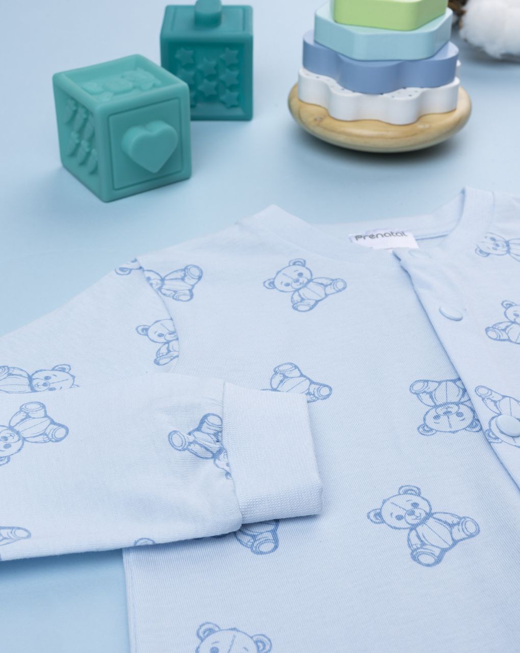 Pigiamone bimbo azzurro orsi