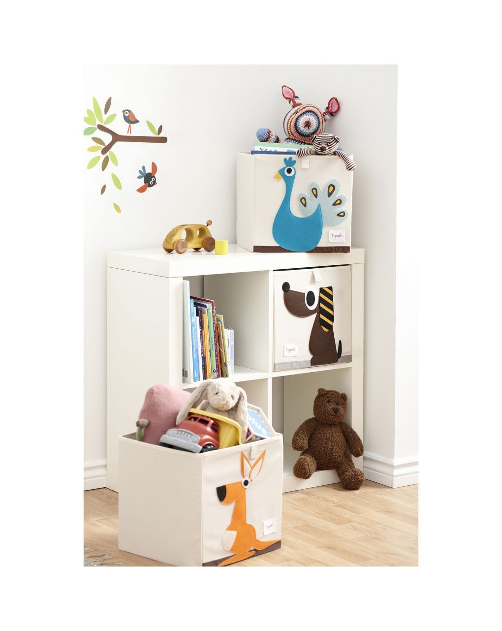 Cesta quadrata portaoggetti drago - 3 sprouts