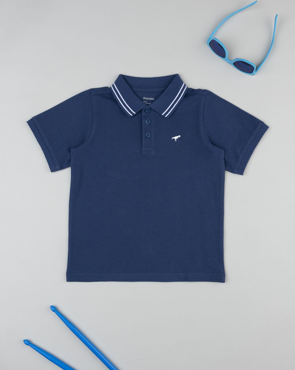 Polo bambino blu