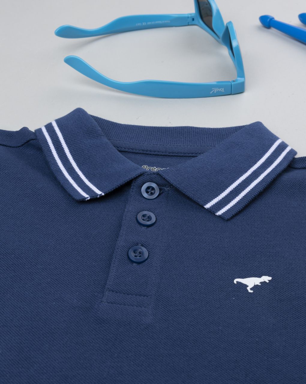 Polo bambino blu