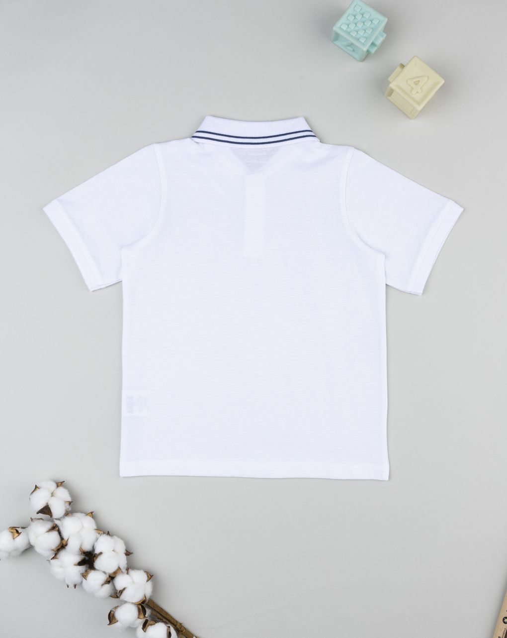 Polo bambino bianca