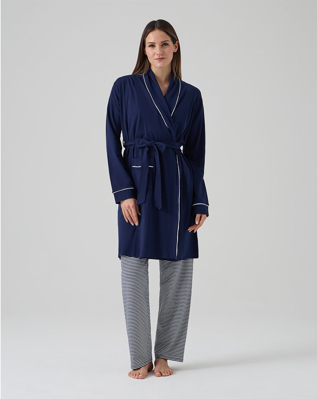 Vestaglia premaman blu scuro