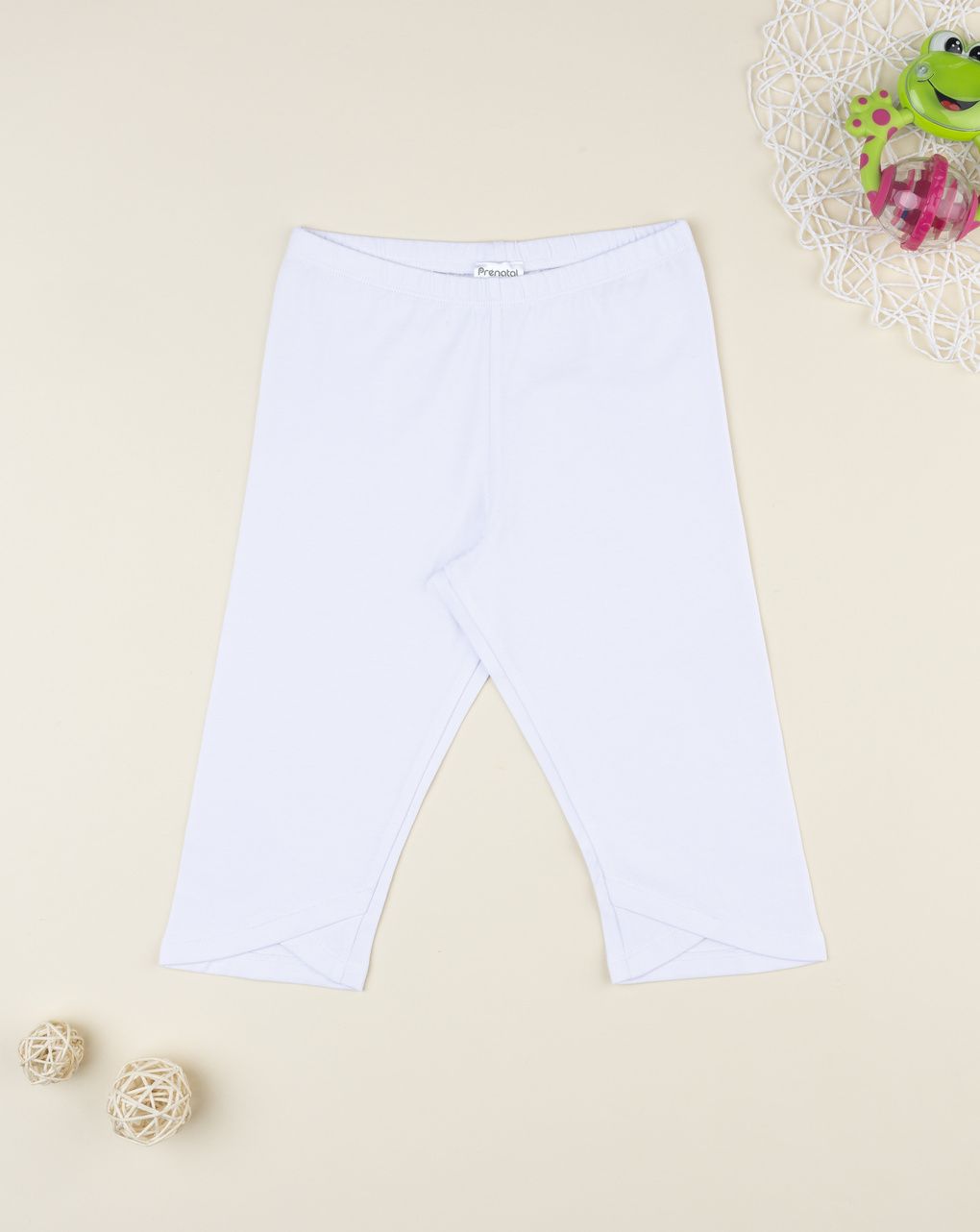 Legging bambina bianco