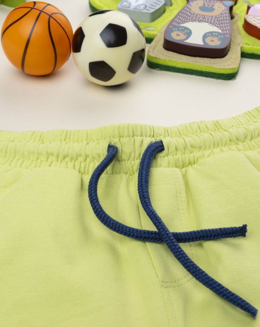 Shorts bambino verde coccodrillo