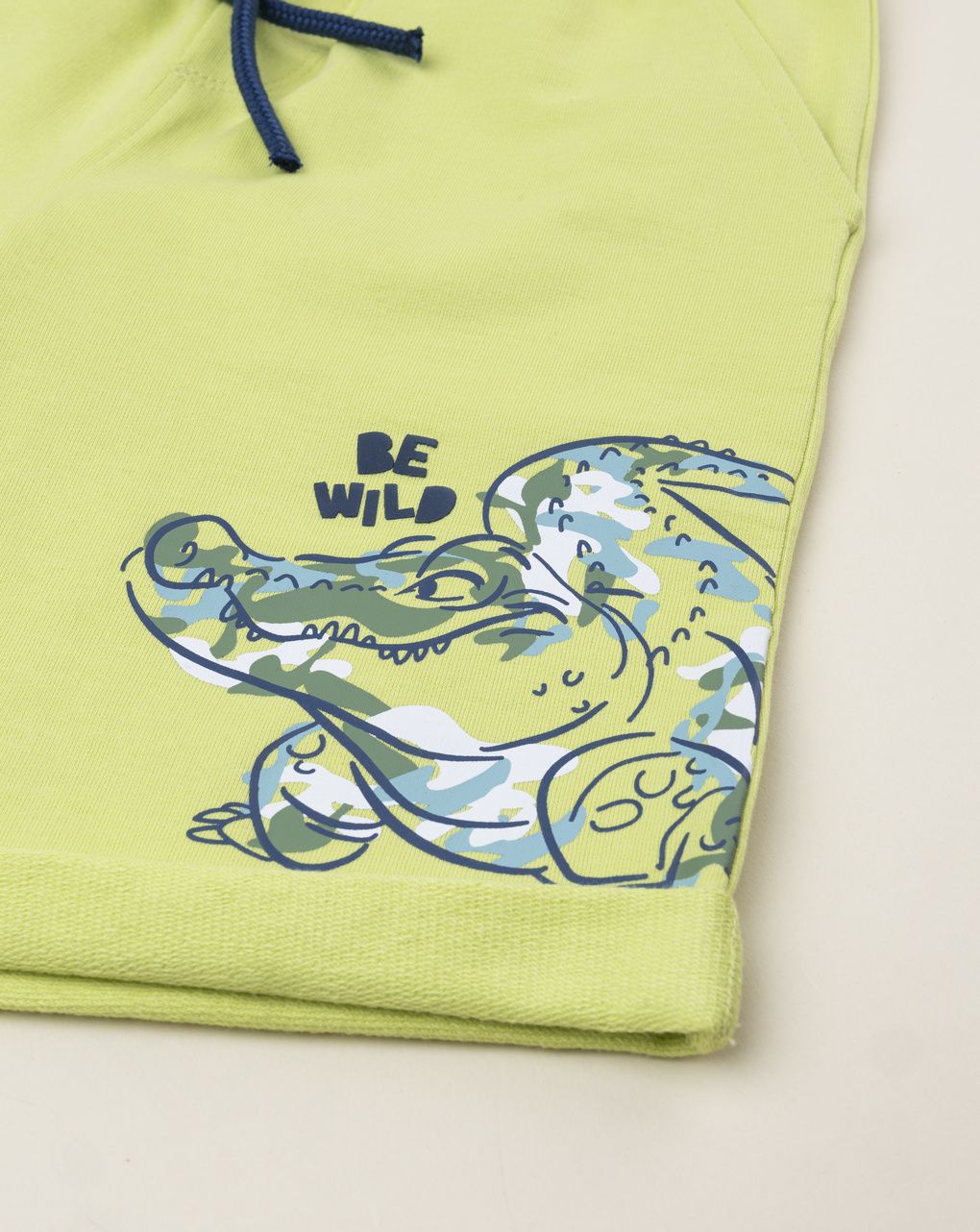 Shorts bambino verde coccodrillo