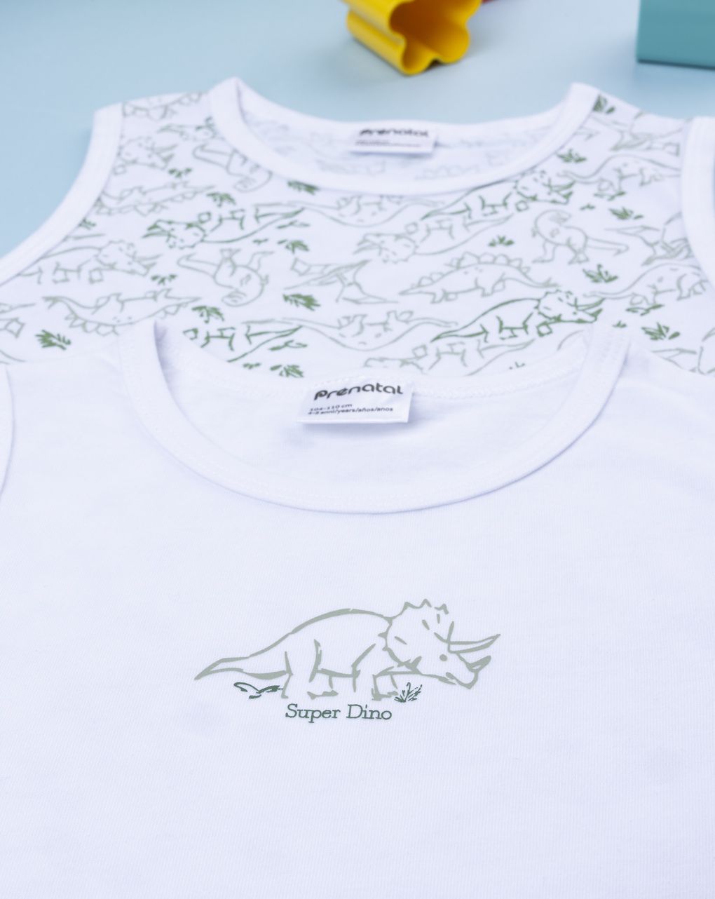 Pack 2 canotte bimbo dino