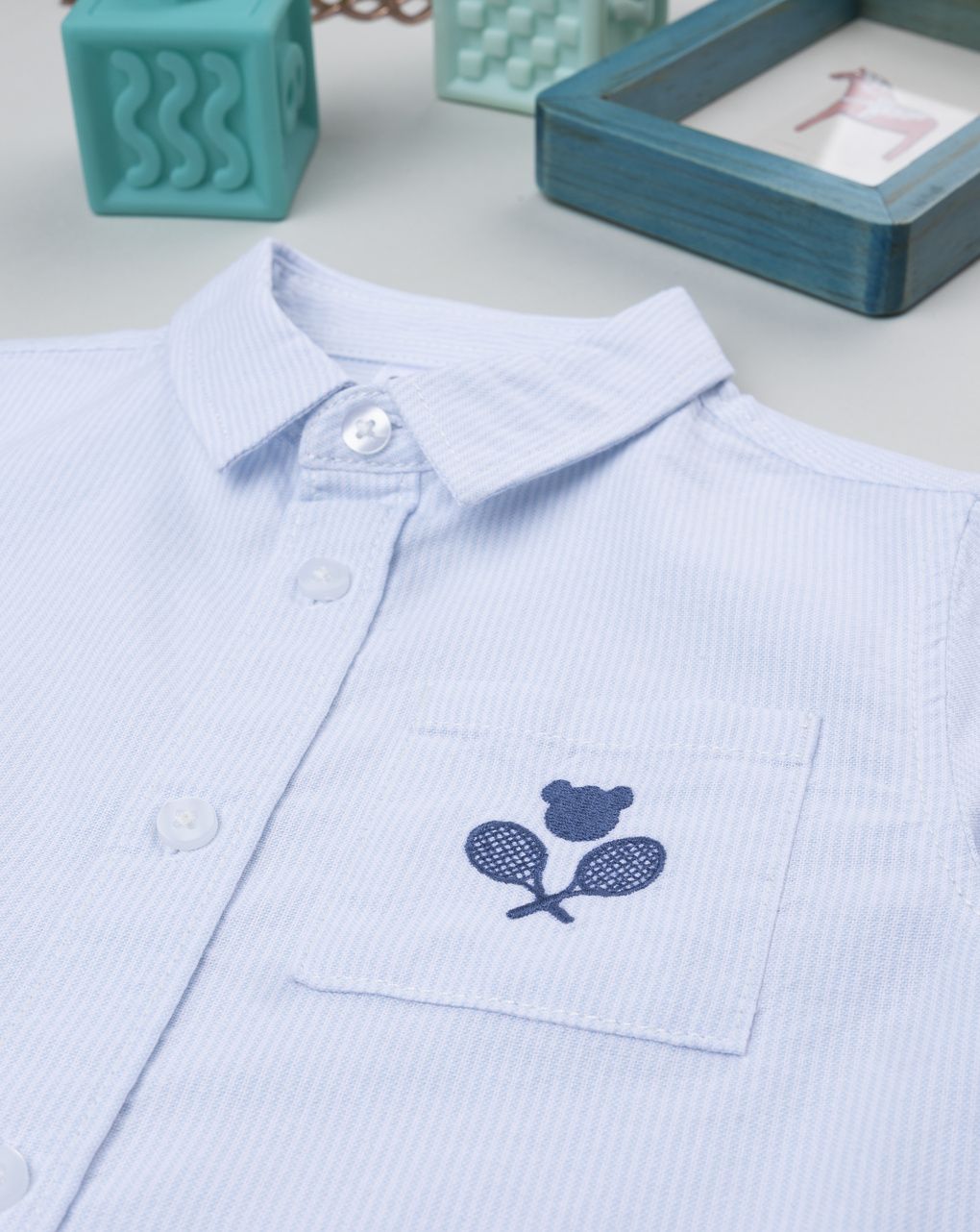 Camicia oxford bimbo bianca