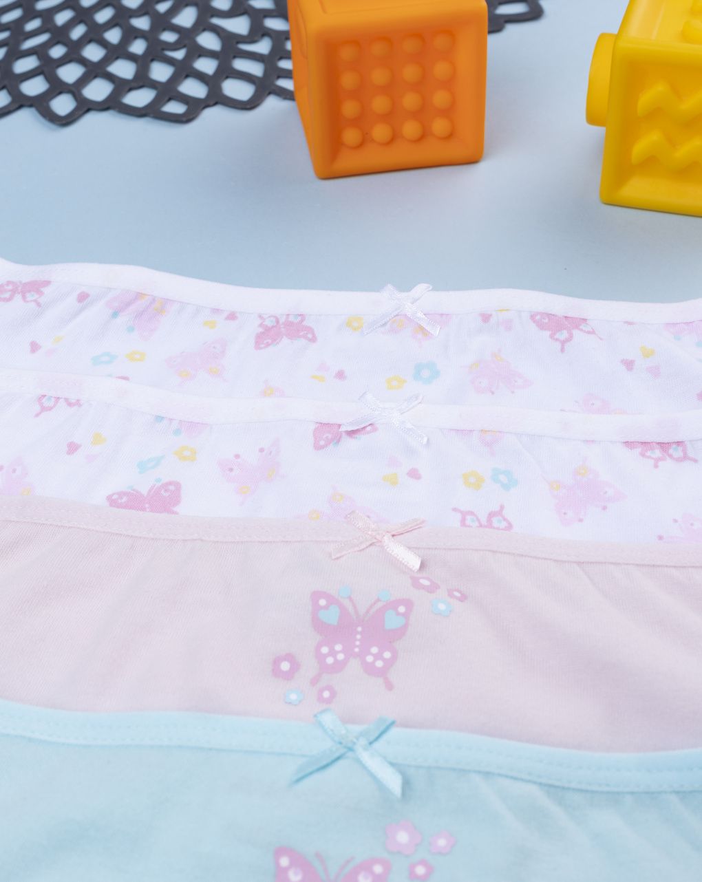 Pack 7 coulotte bimba vari colori pastello