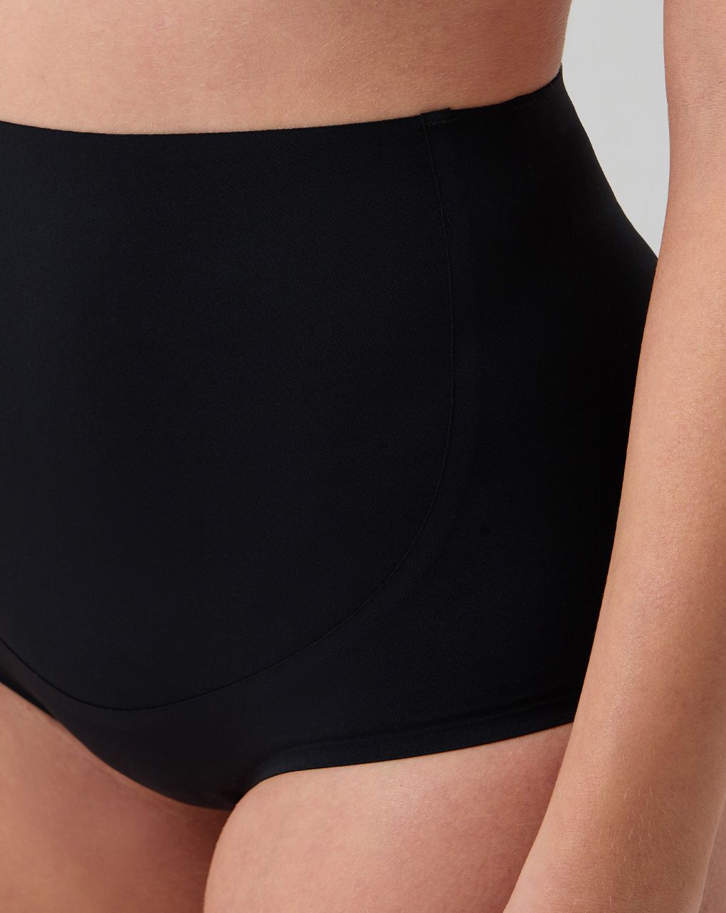 Slip premaman seamless nero - senza cuciture