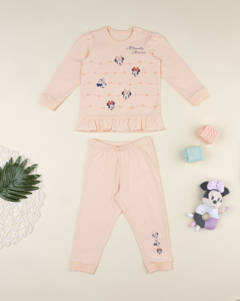Pigiama bimba minnie pesca