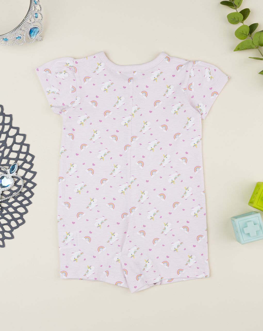 Pigiama intero estivo bimba unicorni