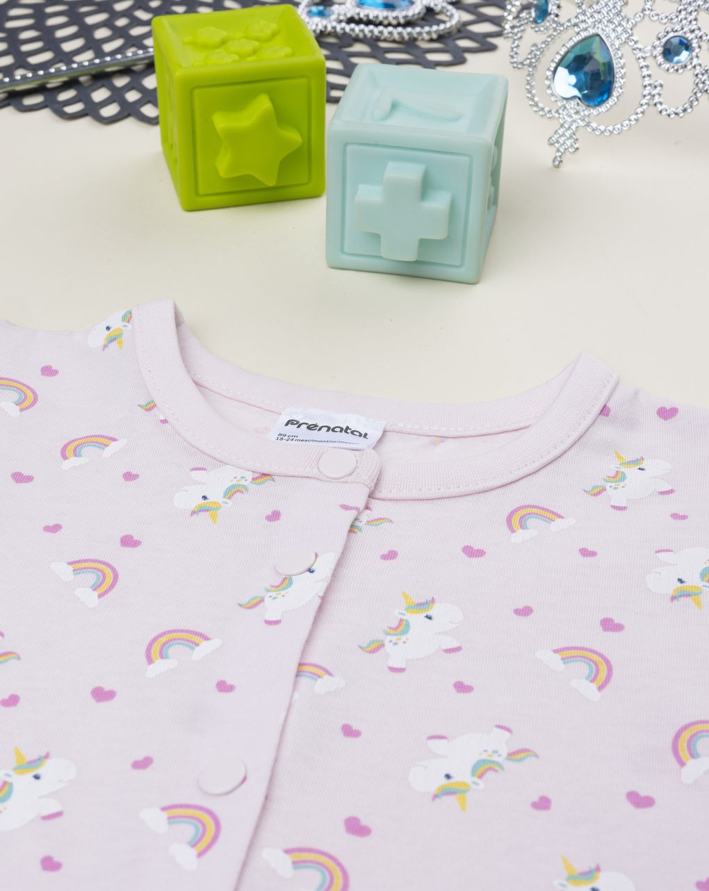 Pigiama intero estivo bimba unicorni