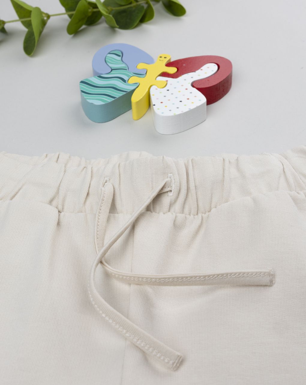 Pantalone leggero bimba beige