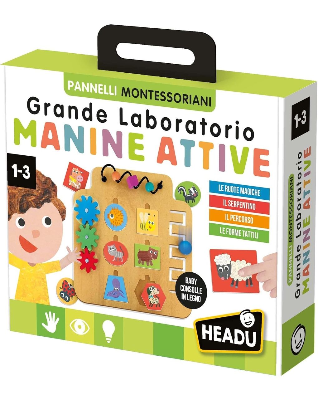 Laboratorio manine attive montessori – 1+  – headu