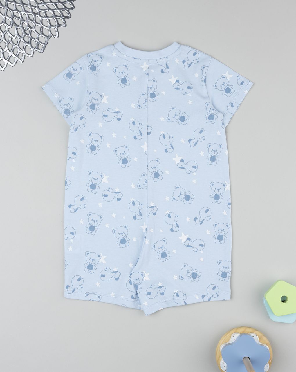 Pigiama estivo bimbo azzurro orsi