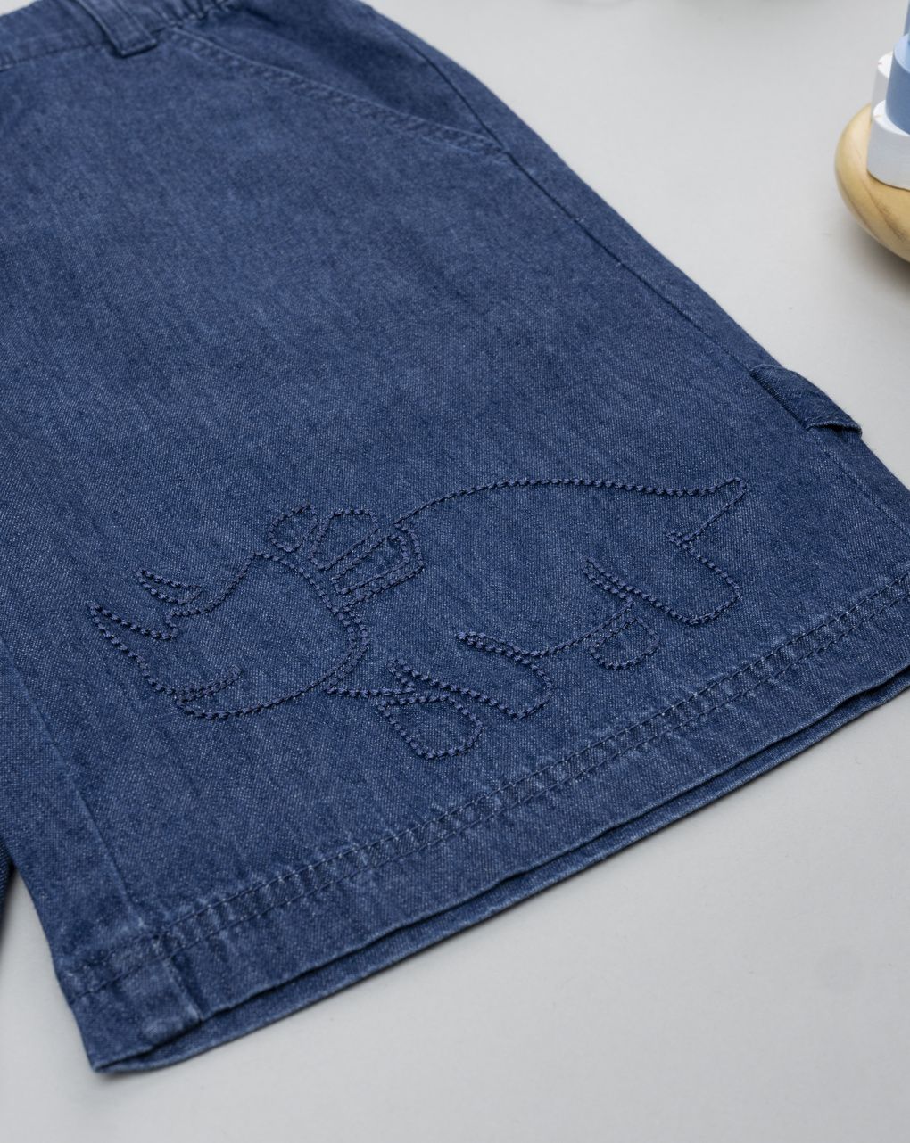 Bermuda bimbo blu scuro