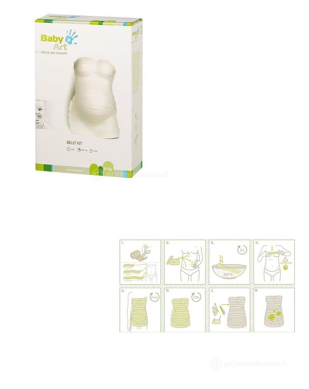 Kit per il calco del pancione - baby art