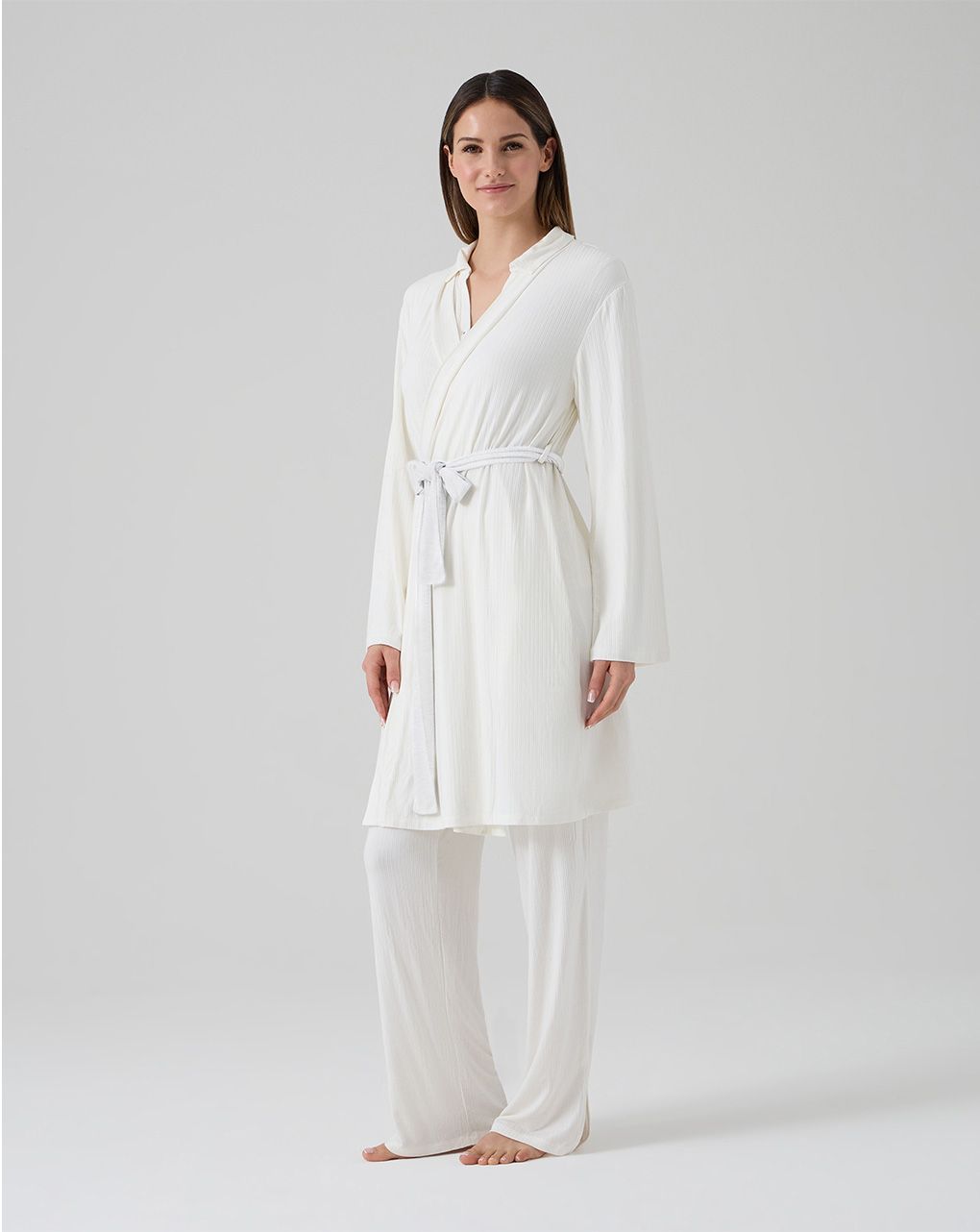 Vestaglia premaman panna a costina