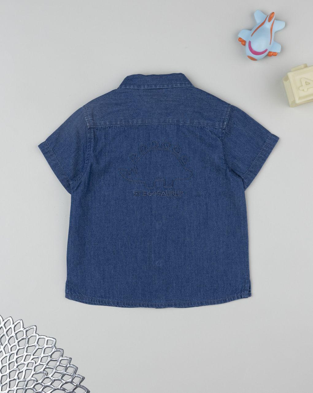 Camicia bimbo denim scuro