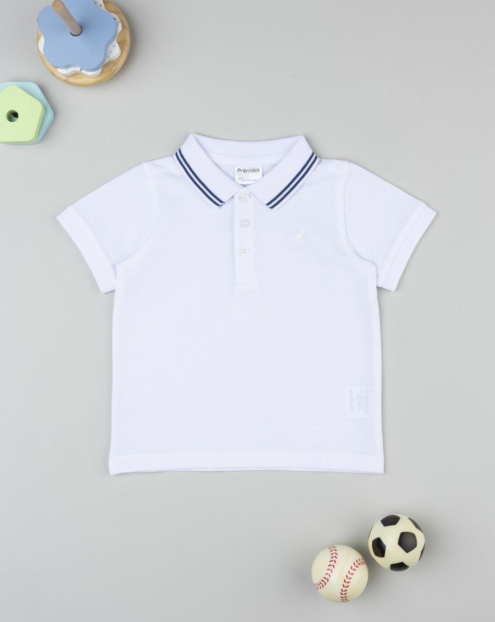 Polo bimbo bianca