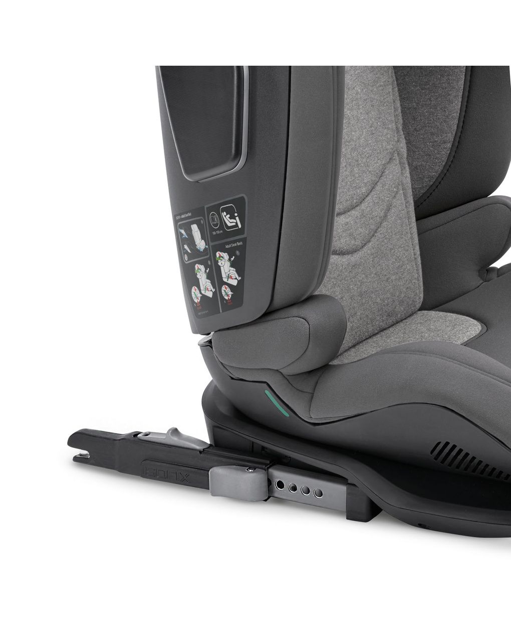 Seggiolino auto cartesio i-size 100-150 cm colore stone grey - inglesina