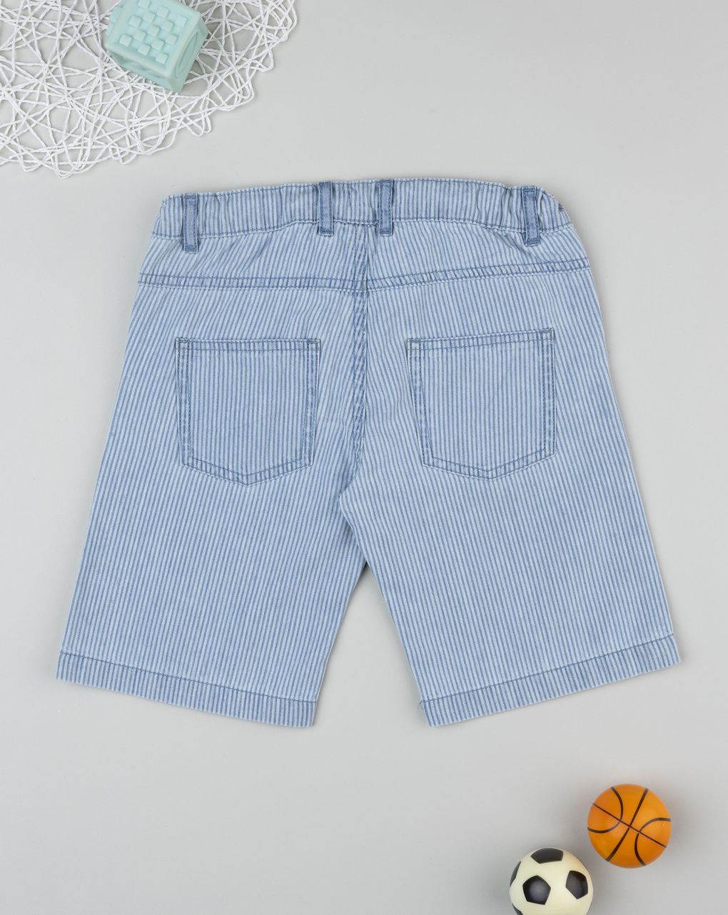 Shorts bambino denim chiaro