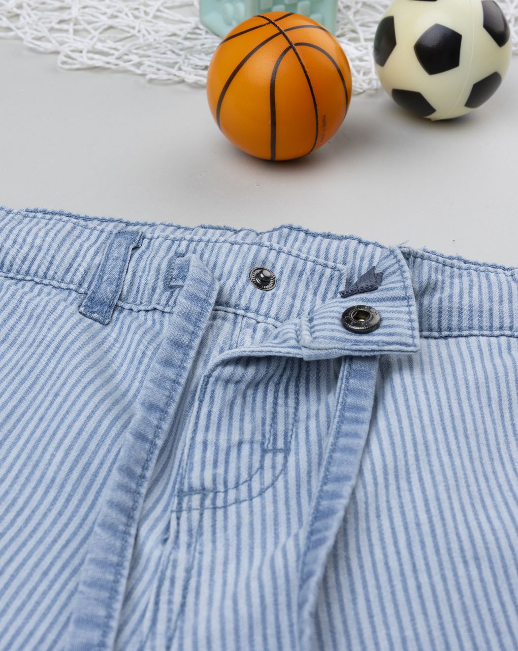 Shorts bambino denim chiaro